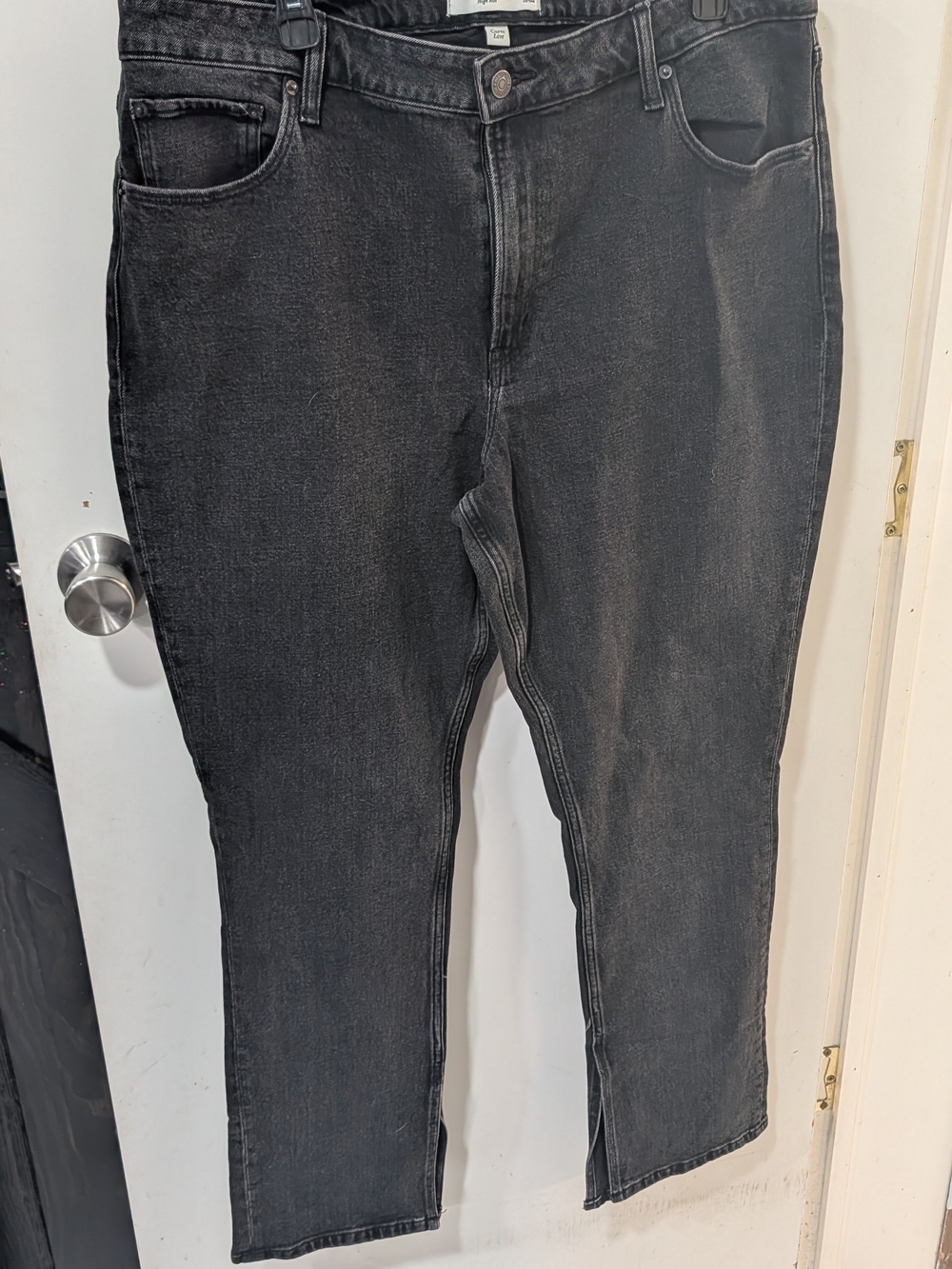 Abercrombie & Fitch High-Rise Washed Black Skinny Women's Jeans